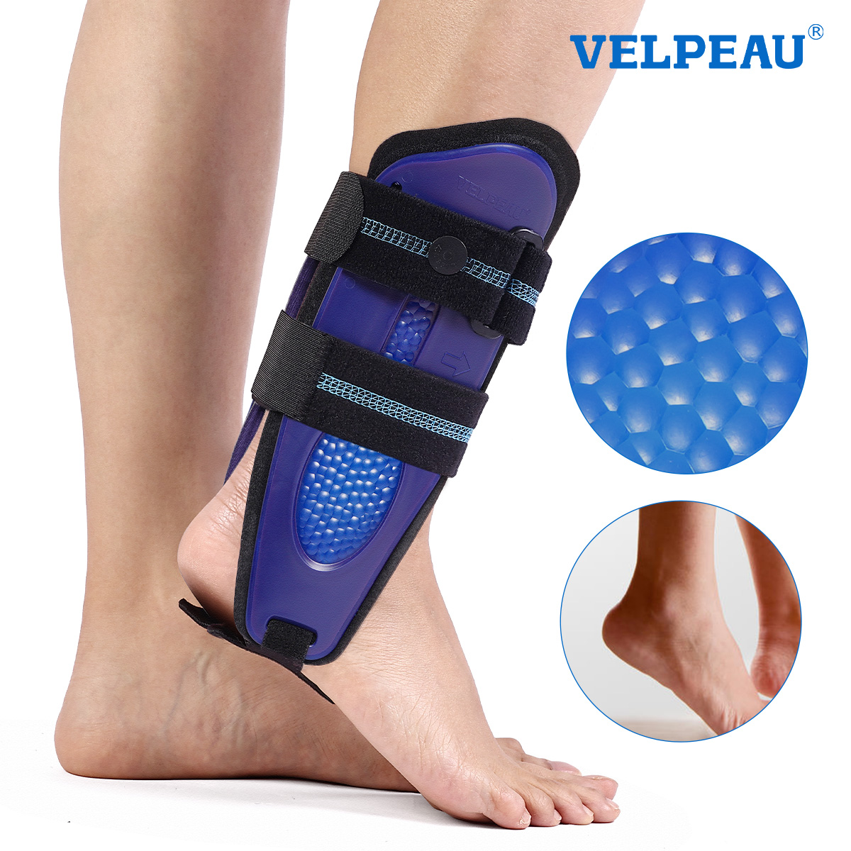 Ankle Brace Support - Tutore per Caviglia VELPEAU per Distorsioni,