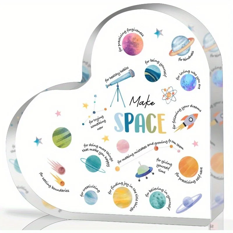 Health Wellness Office - Decorazione in Acrilico a Forma di