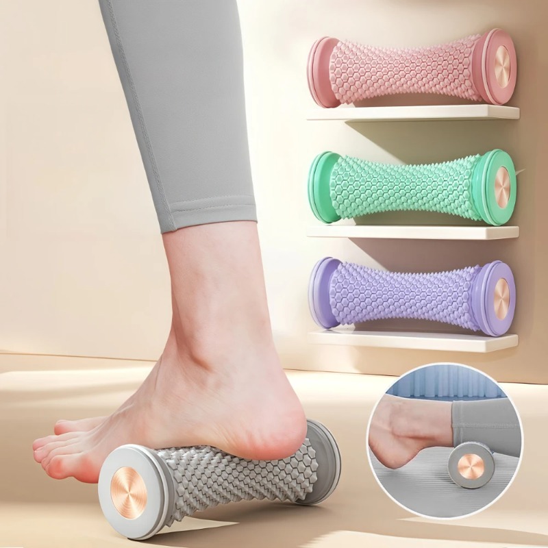 Health Wellness Yoga - Massaggiatore per Piedi in Plastica, Rullo