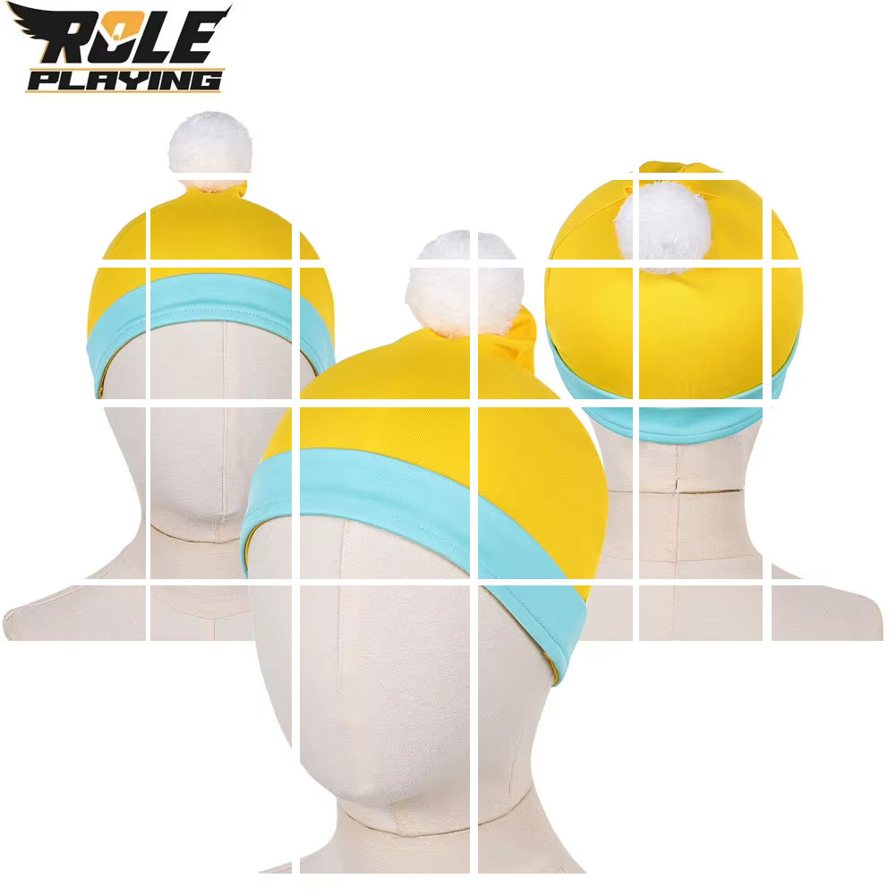 Health & Wellness Fairs - Cappello Giallo e Blu per Cosplay