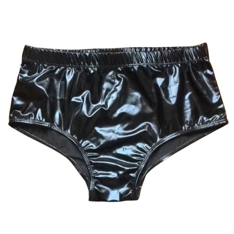 Health Wellness Fitness - Pantaloncini da Bodybuilding Classici Lucidi per
