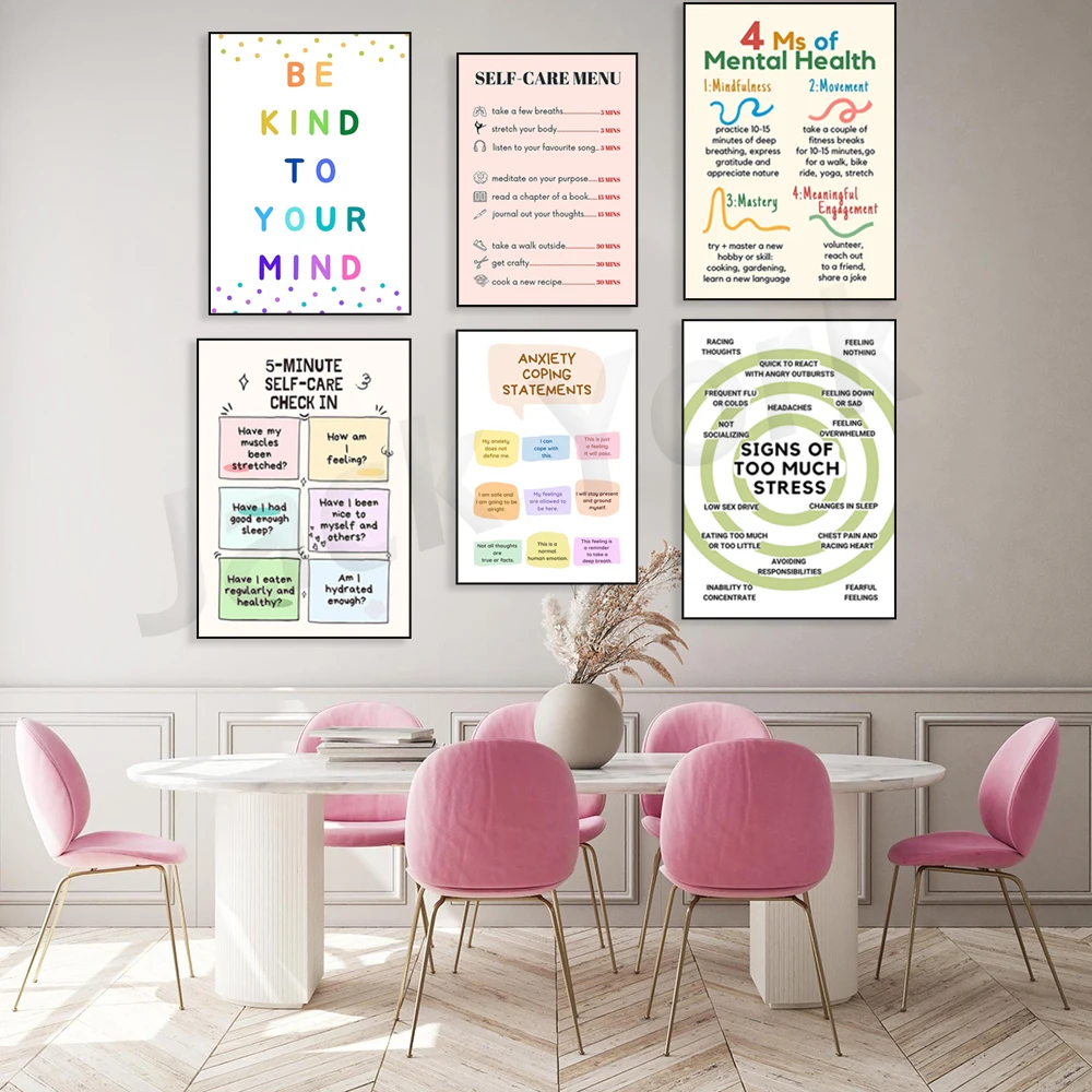 Self Care Check In Poster, Men - Health Wellness Office recensione e prezzo