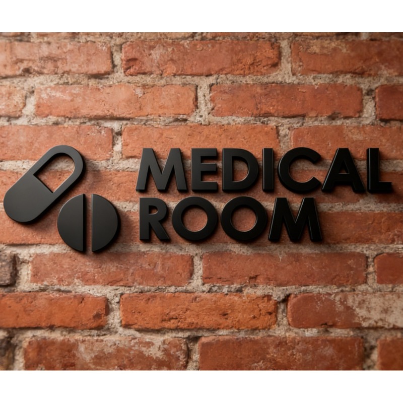 Insegna per Sala Medica - Cart - Health Wellness Office recensione e prezzo
