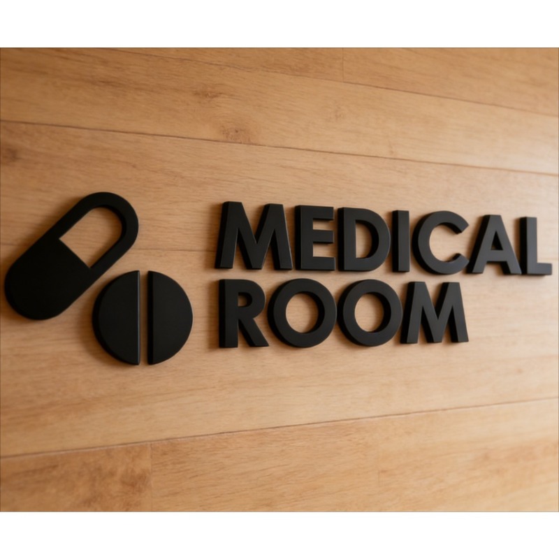 Insegna per Sala Medica - Cart - Health Wellness Office recensione e prezzo