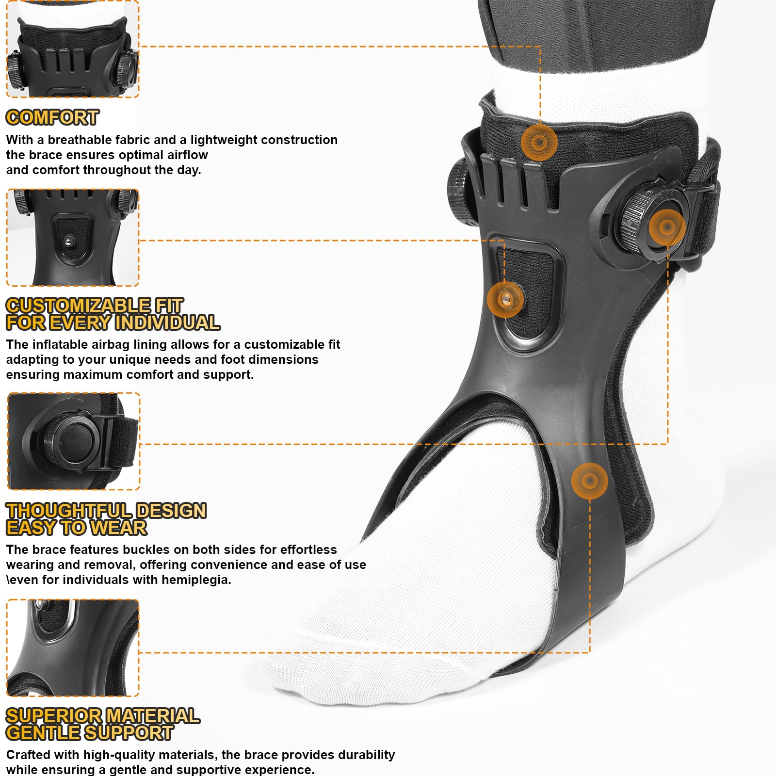 Ortesi AFO per piede cadente,  - Ankle Brace Support recensione e prezzo