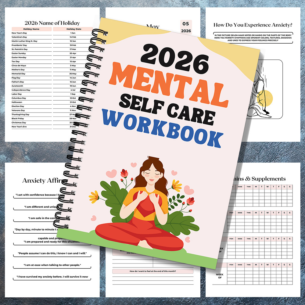 1PC 2026 Mindful Mental Self-C - Health Wellness Yoga recensione e prezzo